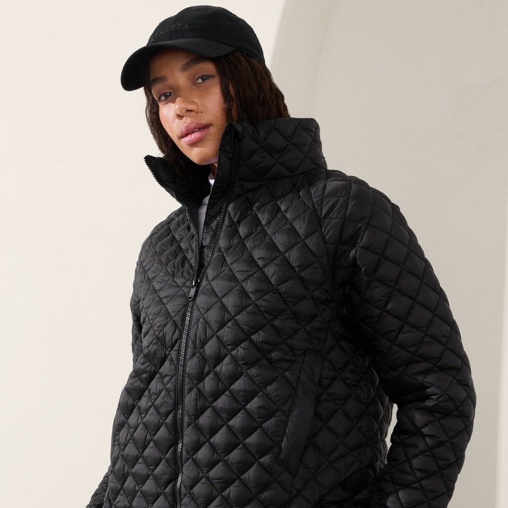 Athleta Whisperless Feather Puffer Jacket